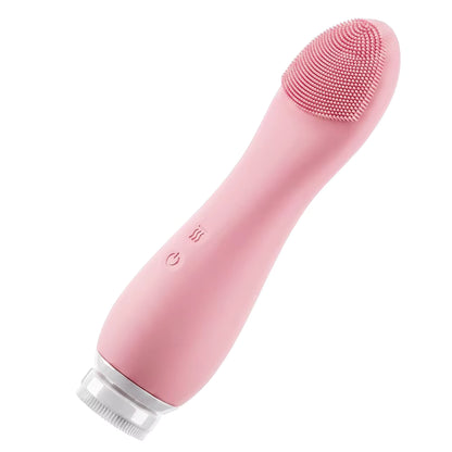 4-in-1 Rechargeable Electric Facial Cleansing Brush & Thermal Exfoliator
