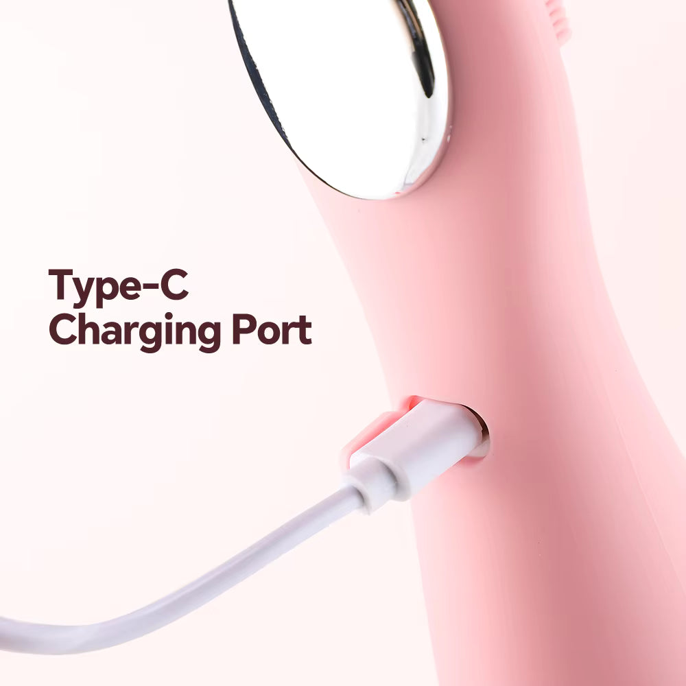 4-in-1 Rechargeable Electric Facial Cleansing Brush & Thermal Exfoliator